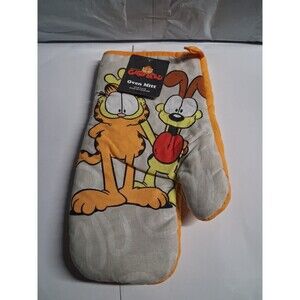 Garfield Oven Mitt Tan And Orange  Nwt